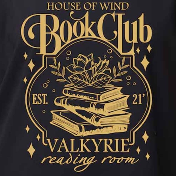 House Of Wind Book Club T-Shirt, Feyre Reading Room Tee Shirt, Book Lover Gift - Picture 2 of 4